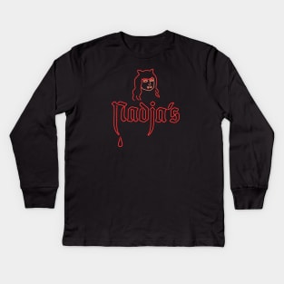 Nadja's vampire nightclub Kids Long Sleeve T-Shirt